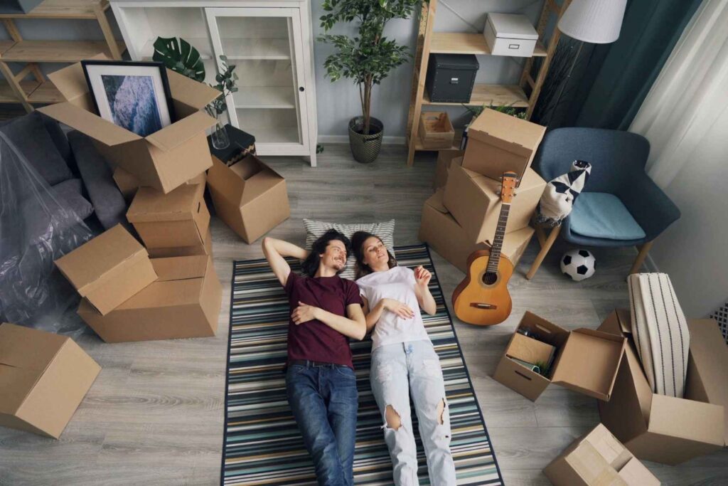 couple moved into minimalist home