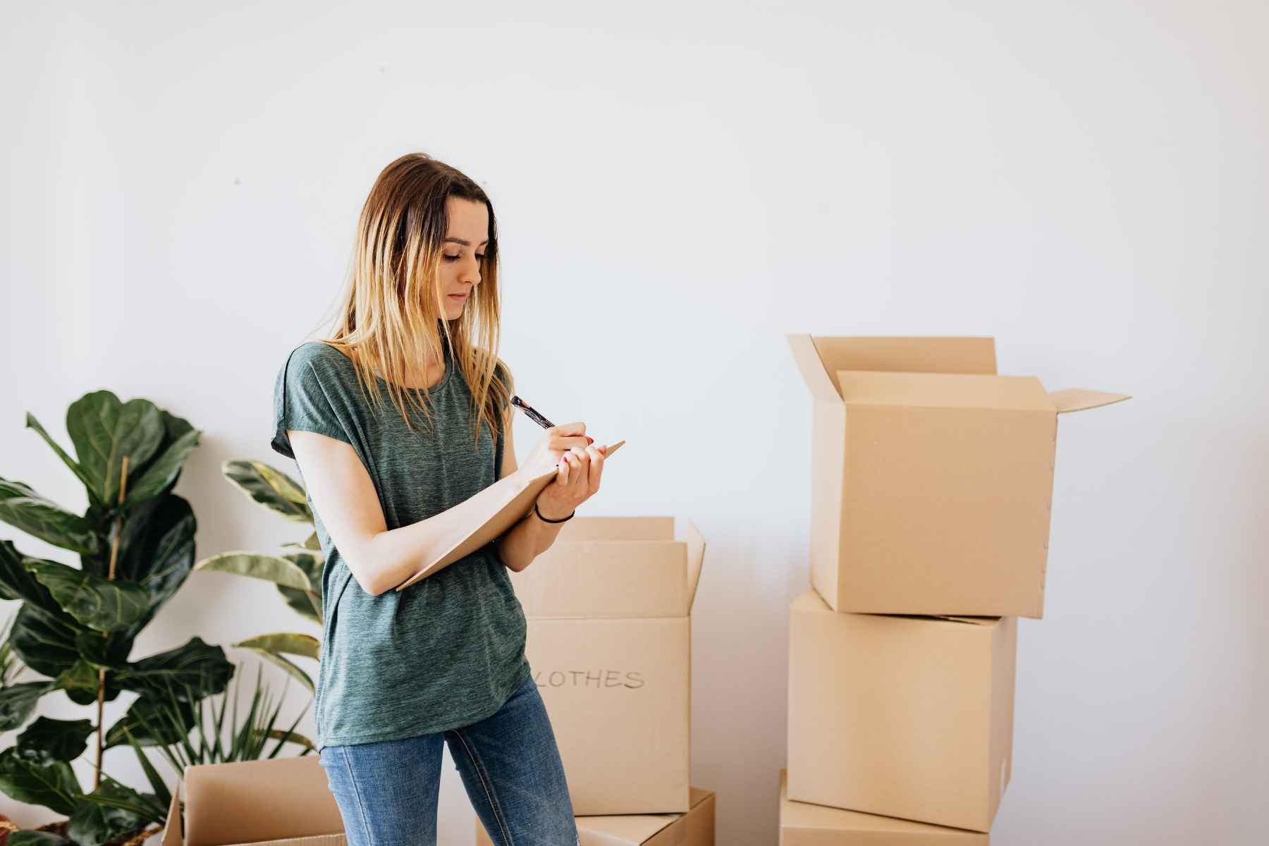 check listing for preparation of a move