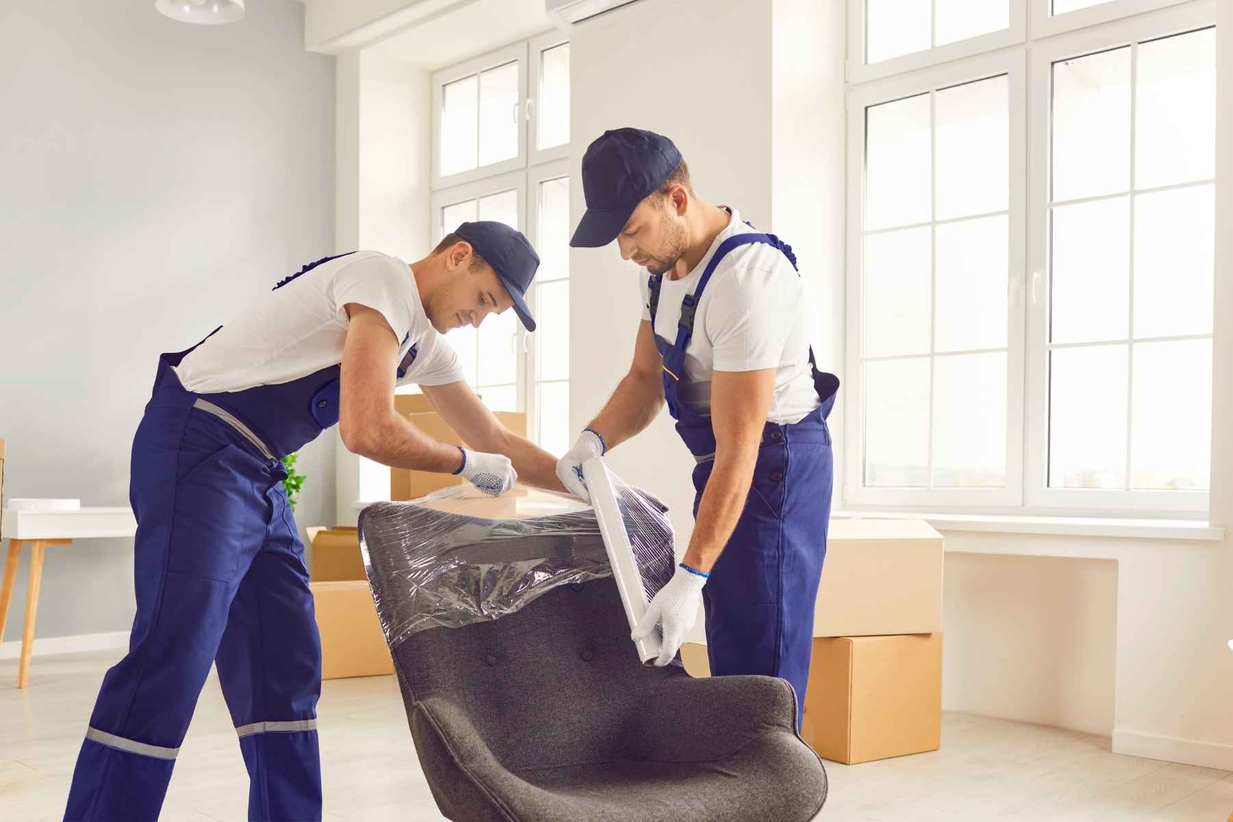 professional wrapping by movers done by key moves